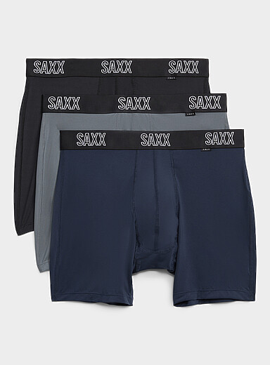6" stretch boxer briefs DROPTEMP&trade; 3-pack