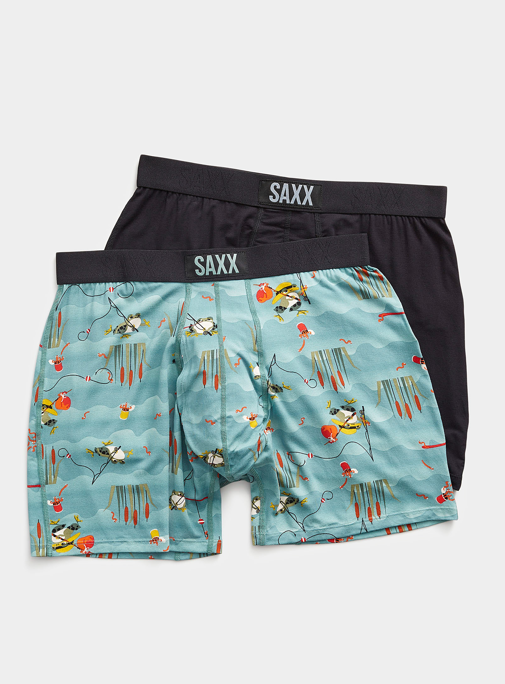 Saxx 2-pack In Patterned Blue