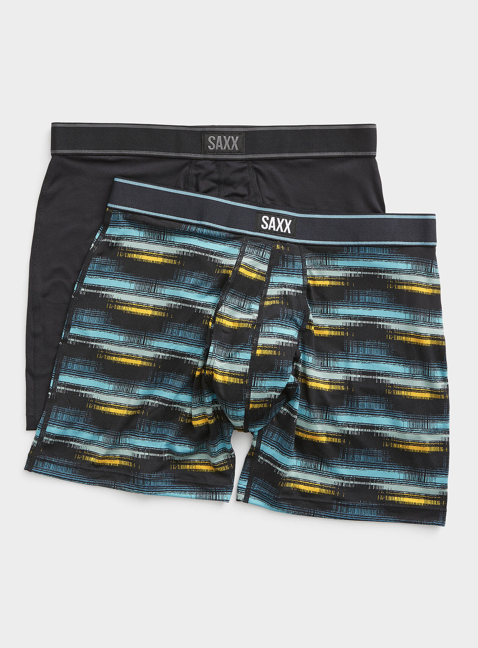 Saxx 2-pack In Patterned Black