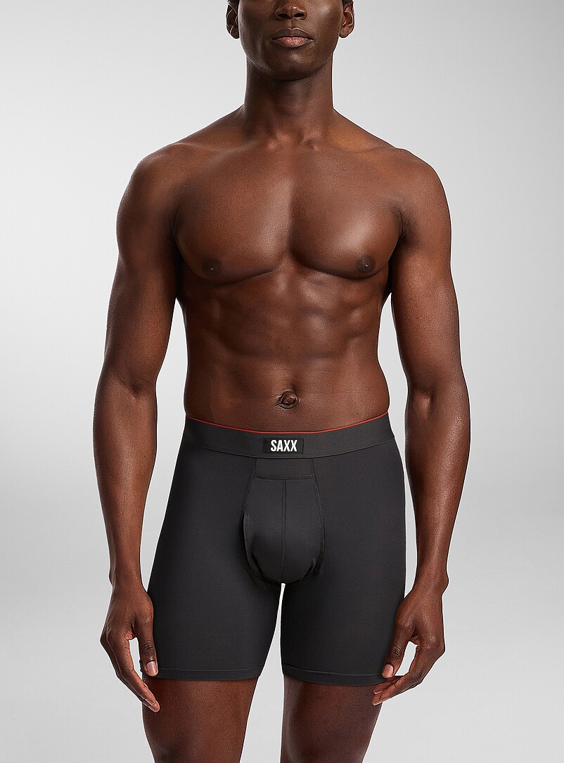6" hairline-stripe boxer briefs MULTI-SPORT MESH 2-pack product image 2