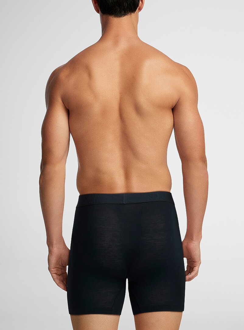 6" solid boxer briefs VIBE XTRA 3-pack product image 3
