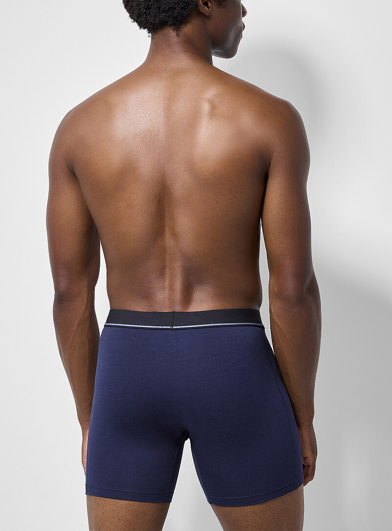 6" single-stripe boxer briefs Essential Cotton 3-pack product image 3