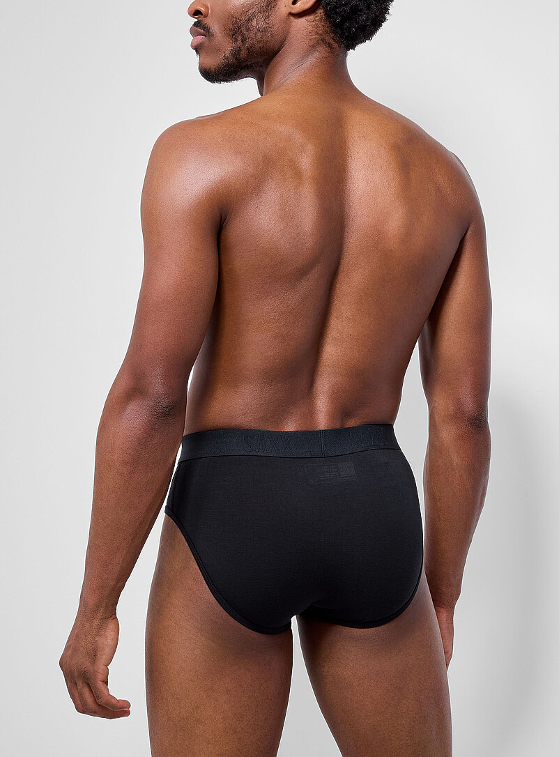 Classic black stretch briefs VIBE XTRA 2-pack product image 3