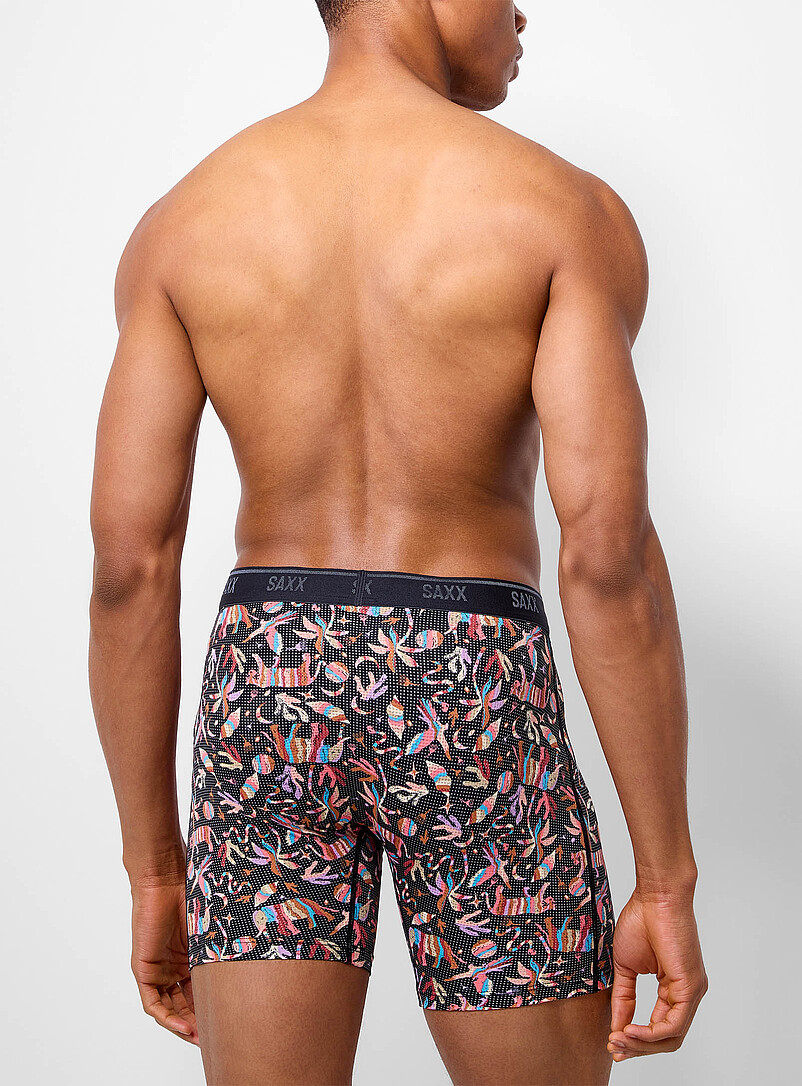 6" colourful zoo micro-dotwork boxer brief QUEST product image 2