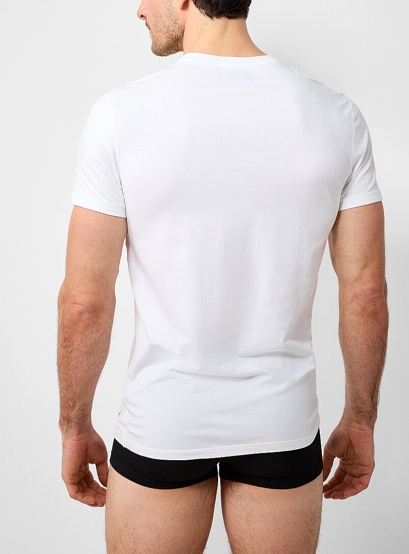 White crew neck undershirt product image 2
