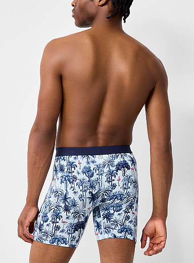 6" flamingo and palm tree boxer brief VIBE XTRA