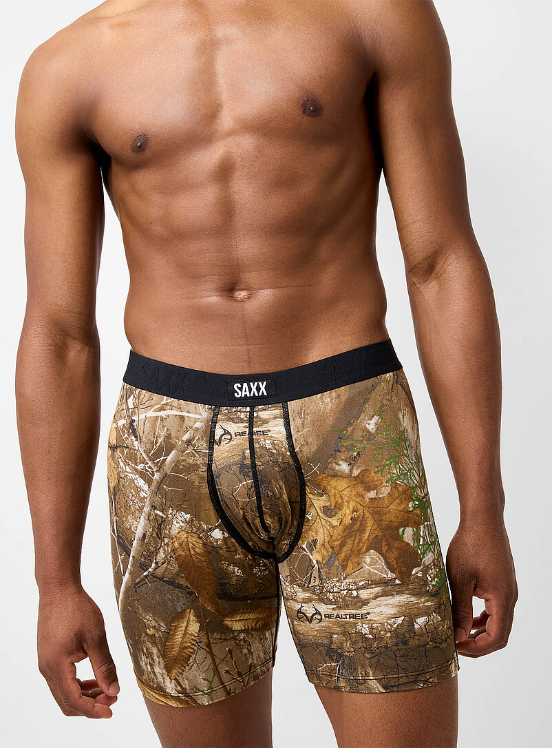 6" EDGE camouflage boxer brief VIBE XTRA product image (primary)