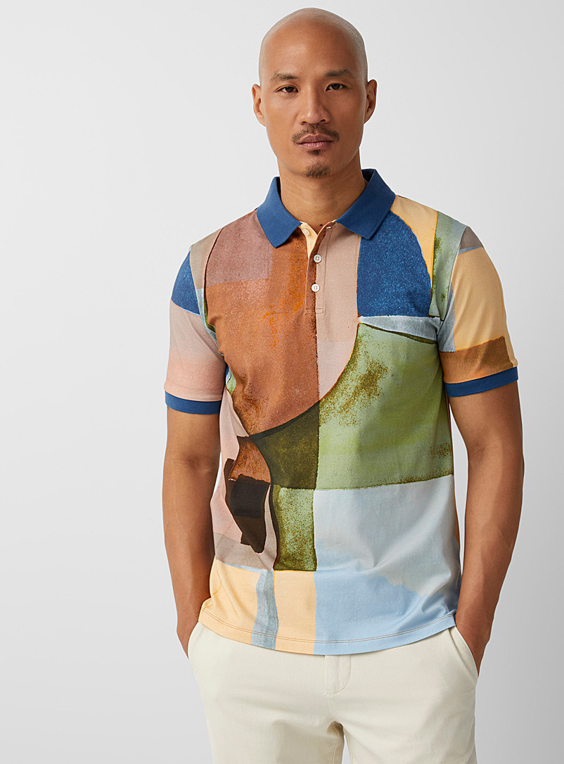 Abstract Racing Polo Men's Polos | Simons