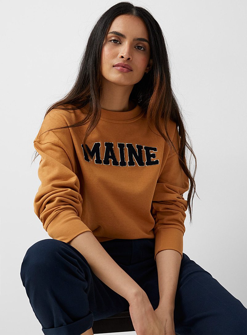 Contemporaine Toast Maine terry sweatshirt for women