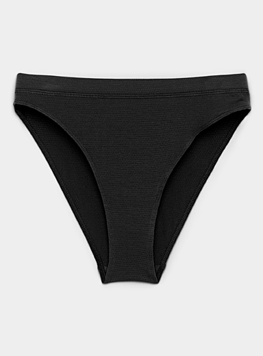 rygai Women Panties Contrast Color Mid Waist Bow Stretch Underwear
