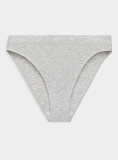 Scalloped edging organic cotton bikini panty, Miiyu