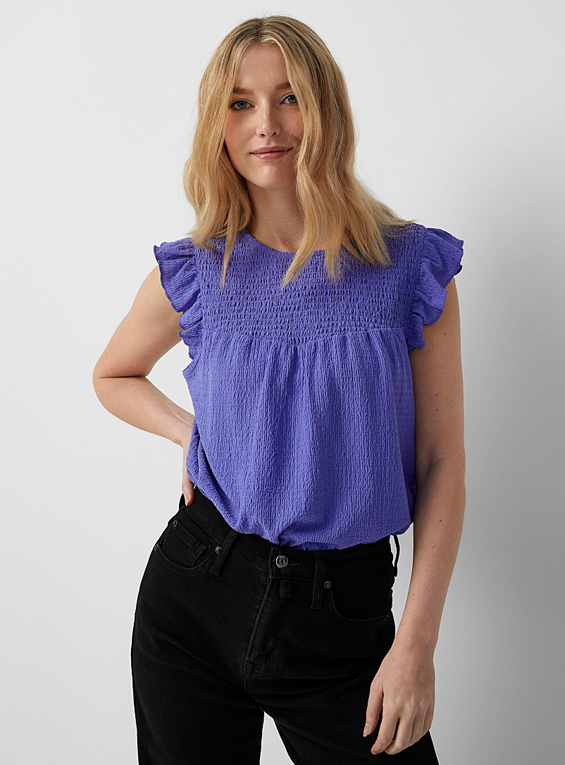 Buy & Other Stories Ruched Flared Sleeves Top Online