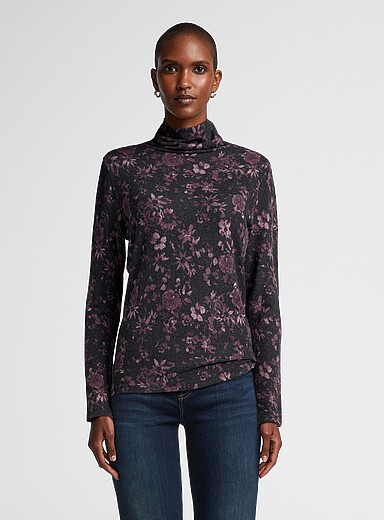 T-shirt Col Roulé Street One Pour Femme - Basique, Doux Et Parfait Pour L’automne