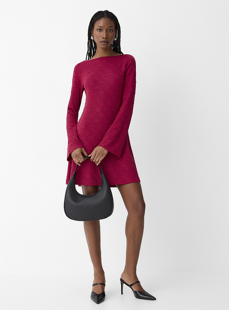 VILA VIJASMINA BOAT NECK SHORT DRESS - Dzsörzéruha - black/grey/fekete VILA VIJASMINA BOAT NECK SHORT DRESS - Dzsörzéruha - black/grey/fekete