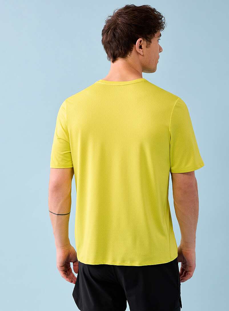 I.FIV5: Le t-shirt microperfor&eacute; ample Blanc pour homme