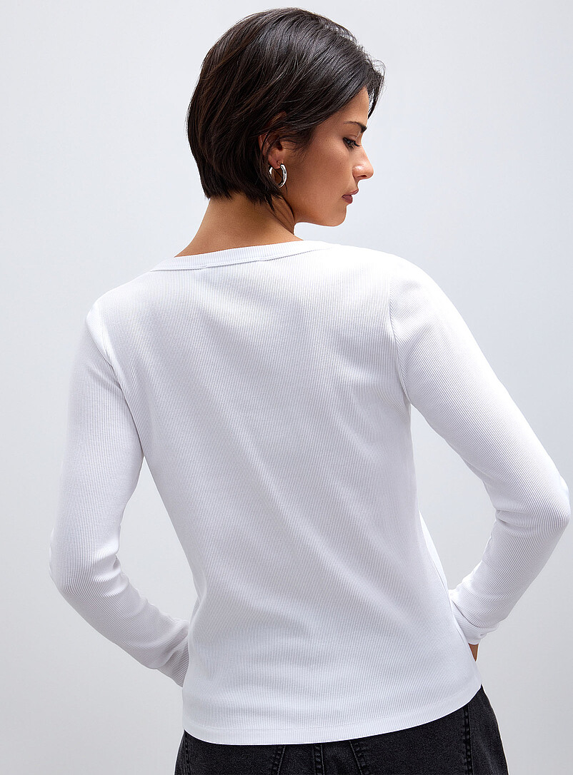 Contemporaine: Le cardigan jersey c&ocirc;tel&eacute; uni Fuchsia pour femme