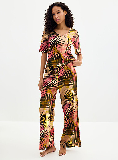 Le pantalon pyjama lin l&eacute;ger