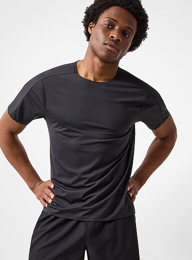 Mesh-back T-shirt