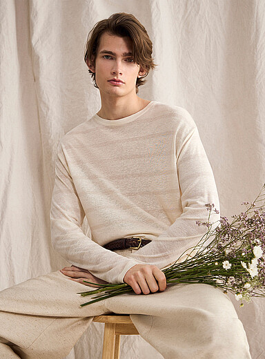 Le t-shirt rayures ton sur ton <b>Capsule Le 31 Studio</b>
