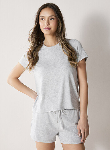 Solid crew-neck T-shirt product image 2