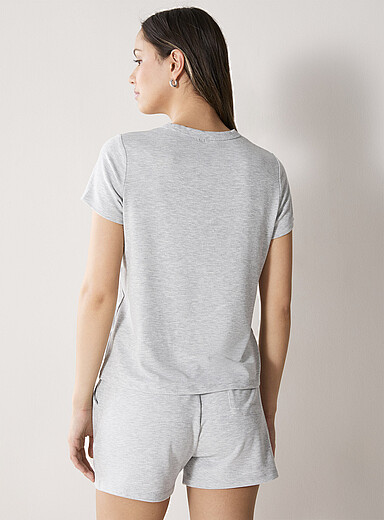 Solid crew-neck T-shirt product image 3