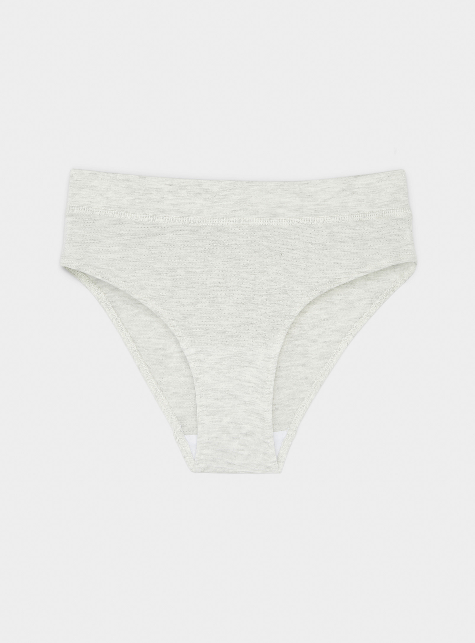 Miiyu Micro-perforated Hipster In Light Grey