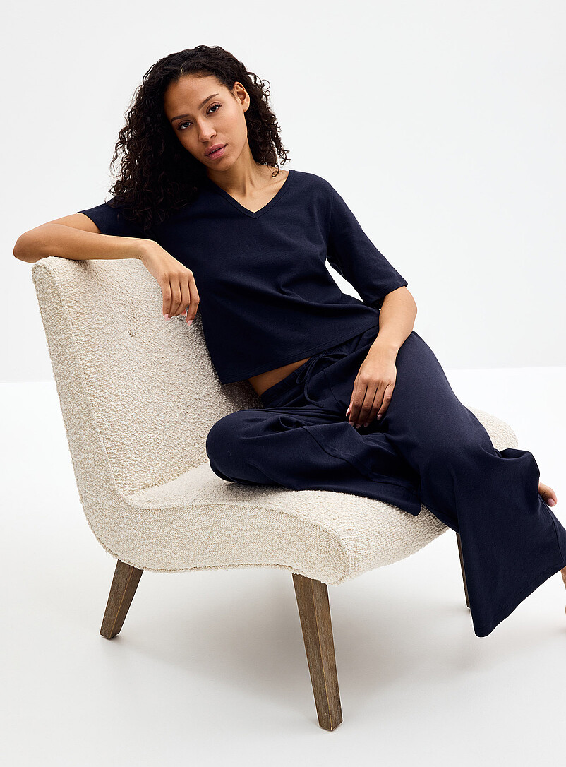 Light Linen Boxy-Fit T-Shirt