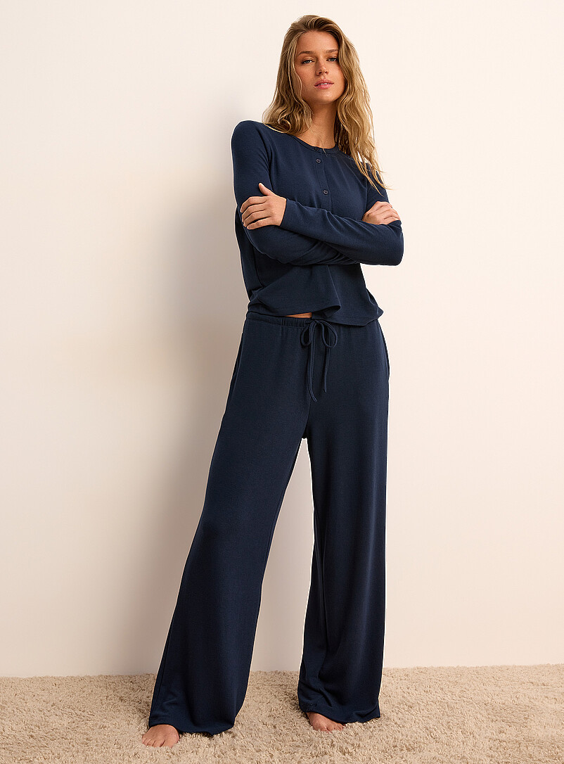 Fine Ribbing Lounge Pant