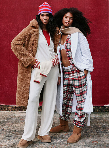 Fine cable-knit pyjama set <b>Christmas Collection</b>