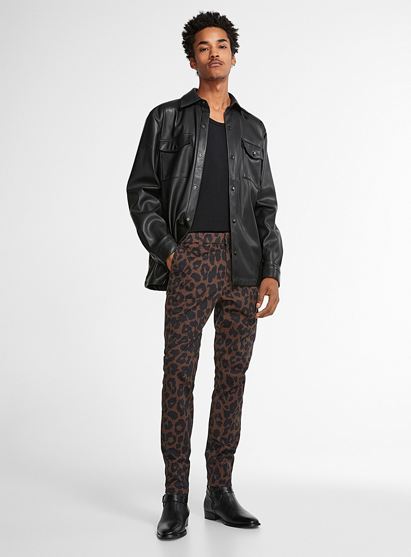 All-over print chinos Tokyo fit - Skinny | Le 31 | Shop Men's Skinny ...