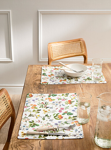 Delicious fruit vinyl placemats Set of 2