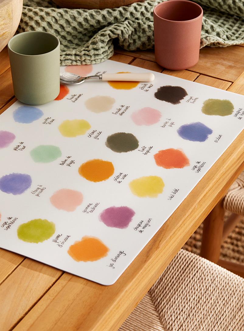 Simons Maison Assorted Coloured dots placemat