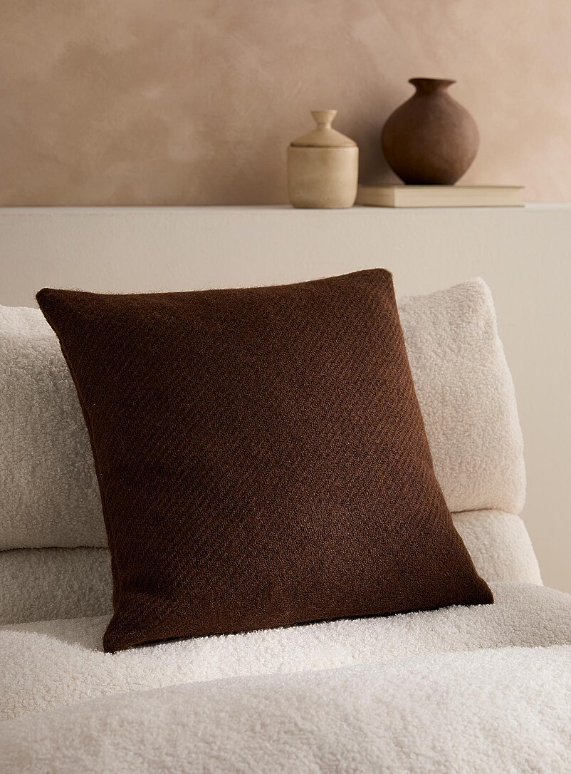 Gotland Wool Removable-Cover Cushion 45 X 45 Cm