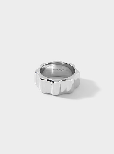 Bevel ring | Vitaly | Men's Rings | Simons