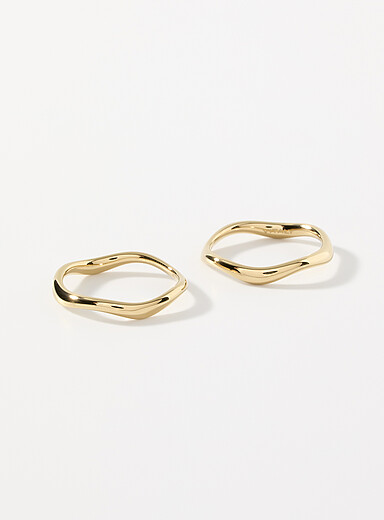 Vitaly Golden Yellow Slip rings for men
