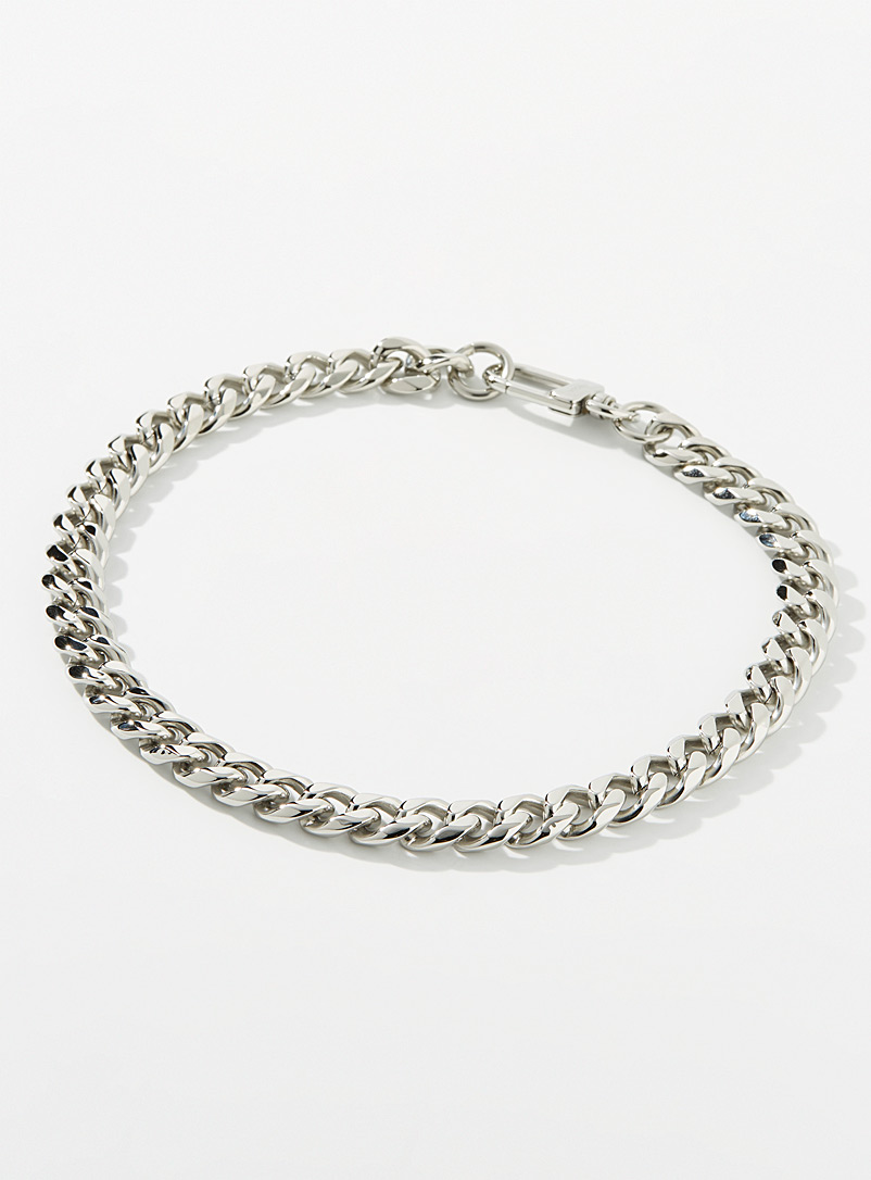 Vitaly Silver Transit chain necklace for men