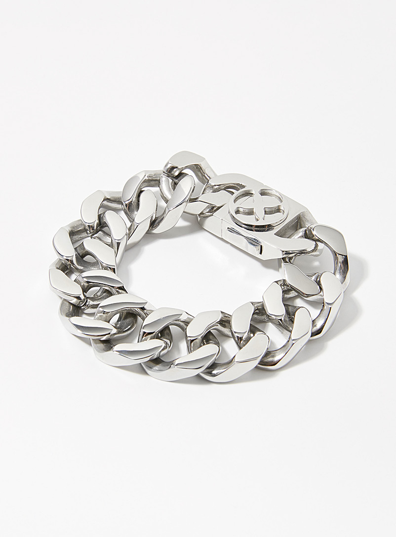 Vitaly Silver Integer chain bracelet for men