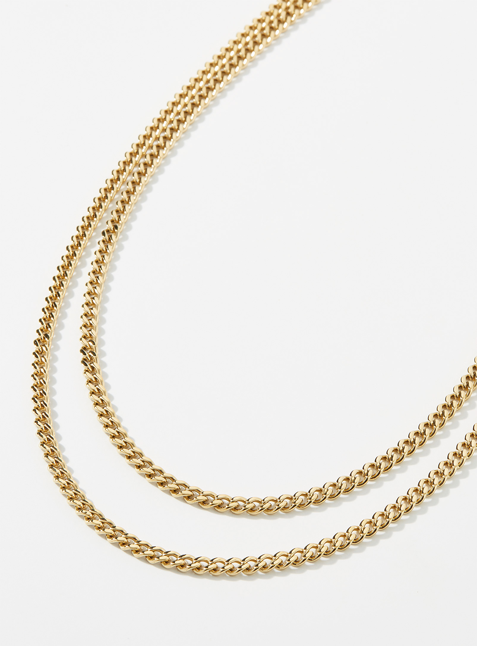 Vitaly Kabel Chain Necklace In Golden Yellow