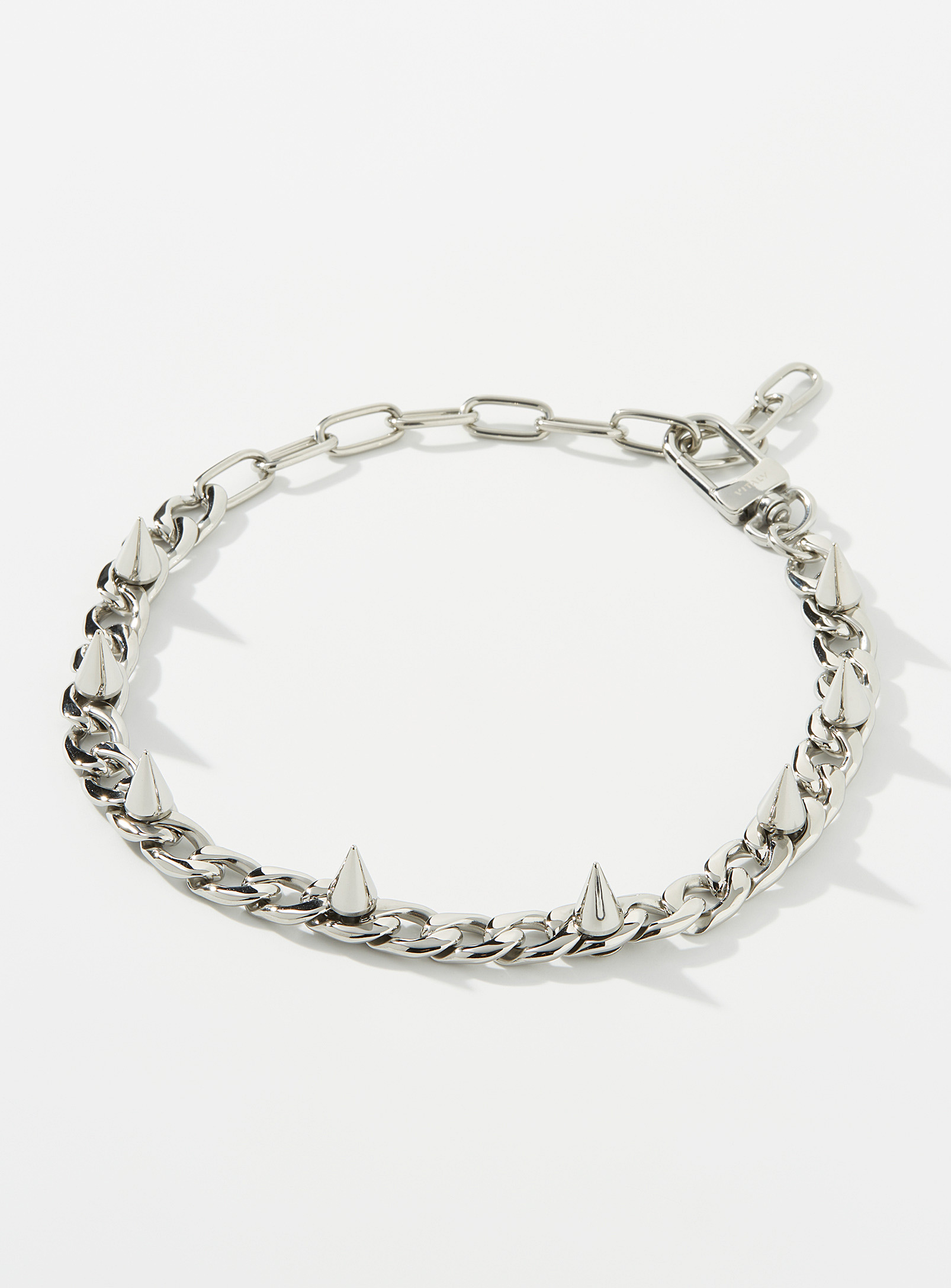 Vitaly Frenzy Chain Necklace In Silver