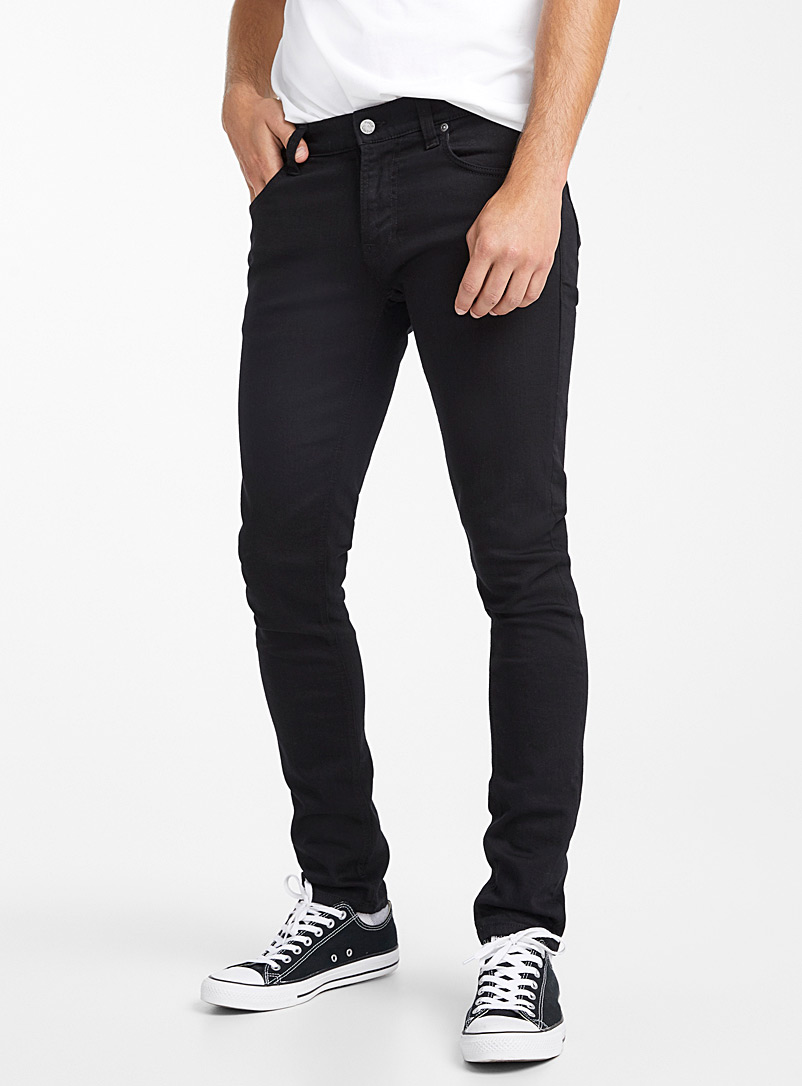 Aanbod haspel verder Everblack black jean Skinny fit | Nudie Jeans | Shop Men's Premium Denim  Jeans Online | Simons