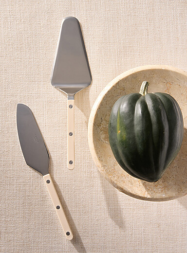 Plain cake server set Set of 2