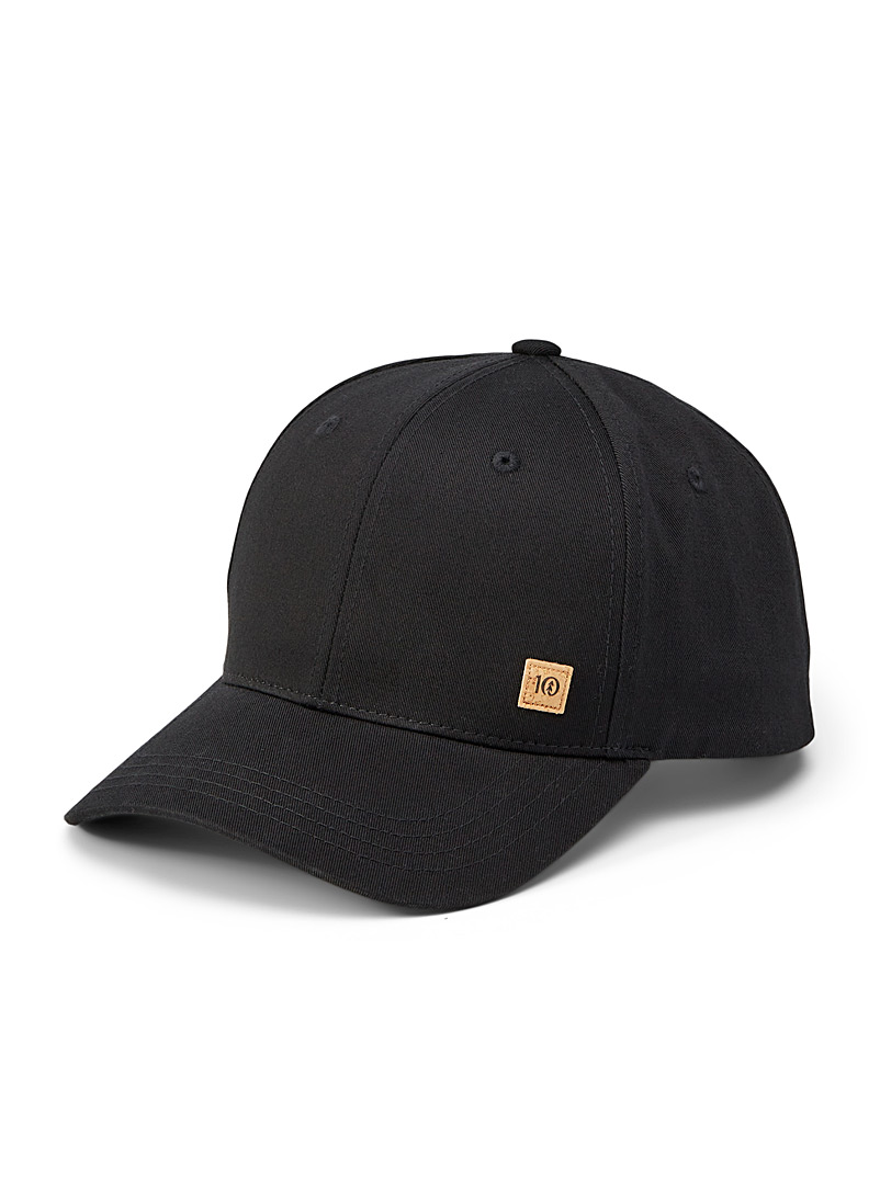 Tentree Black Cork Icon cap for men