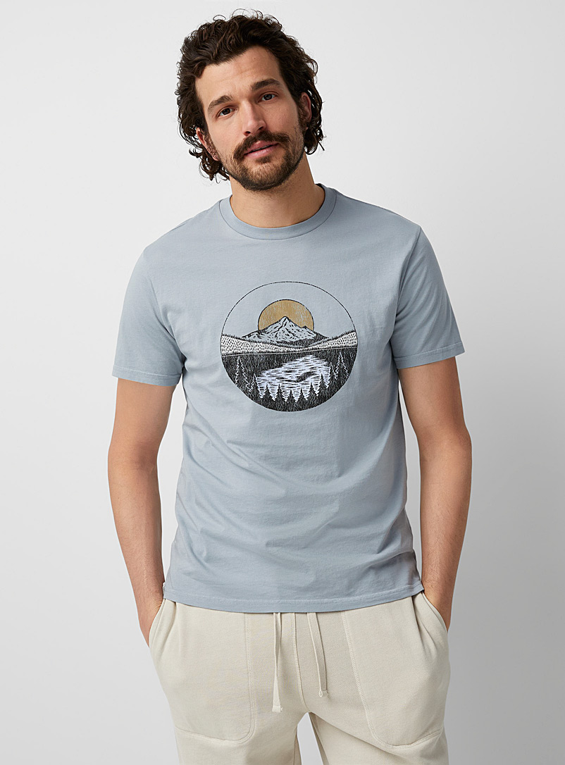Tentree: Le t-shirt Portal Bleu pour homme
