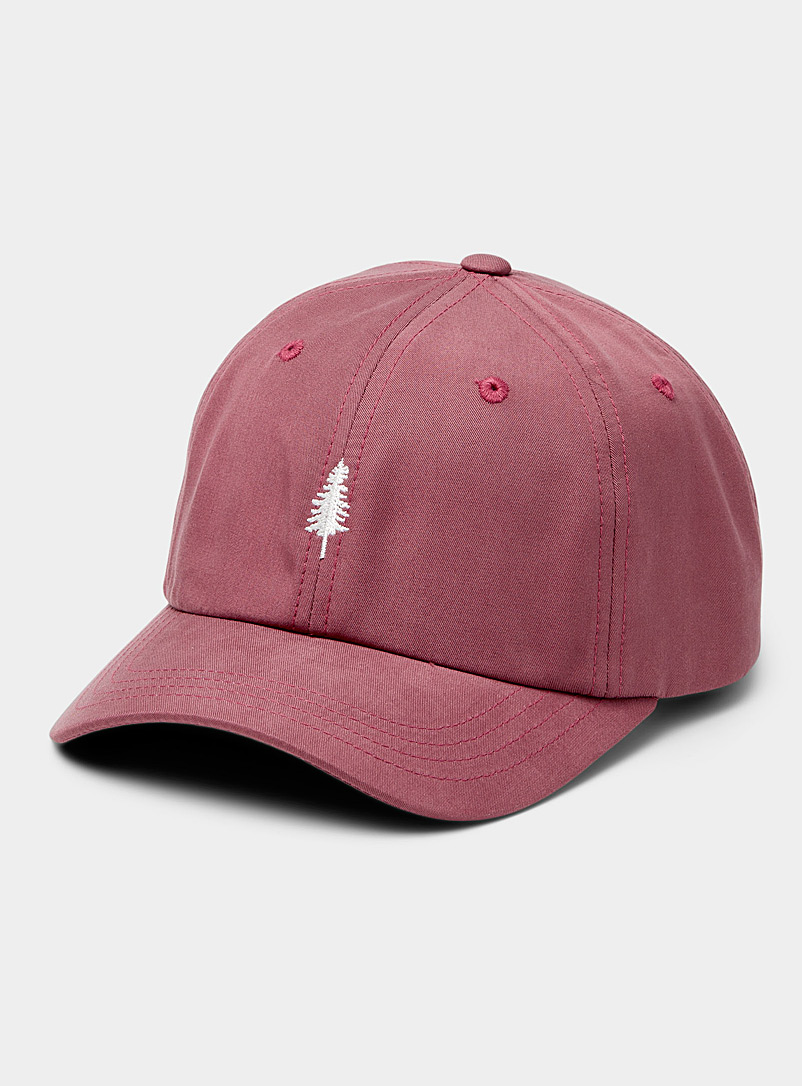 Tentree Pink Little tree embroidery cap for men