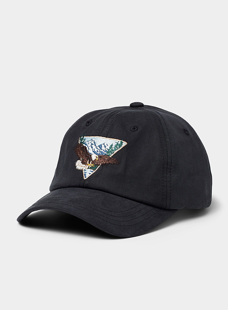 Tentree Black Eagle crest cap for men