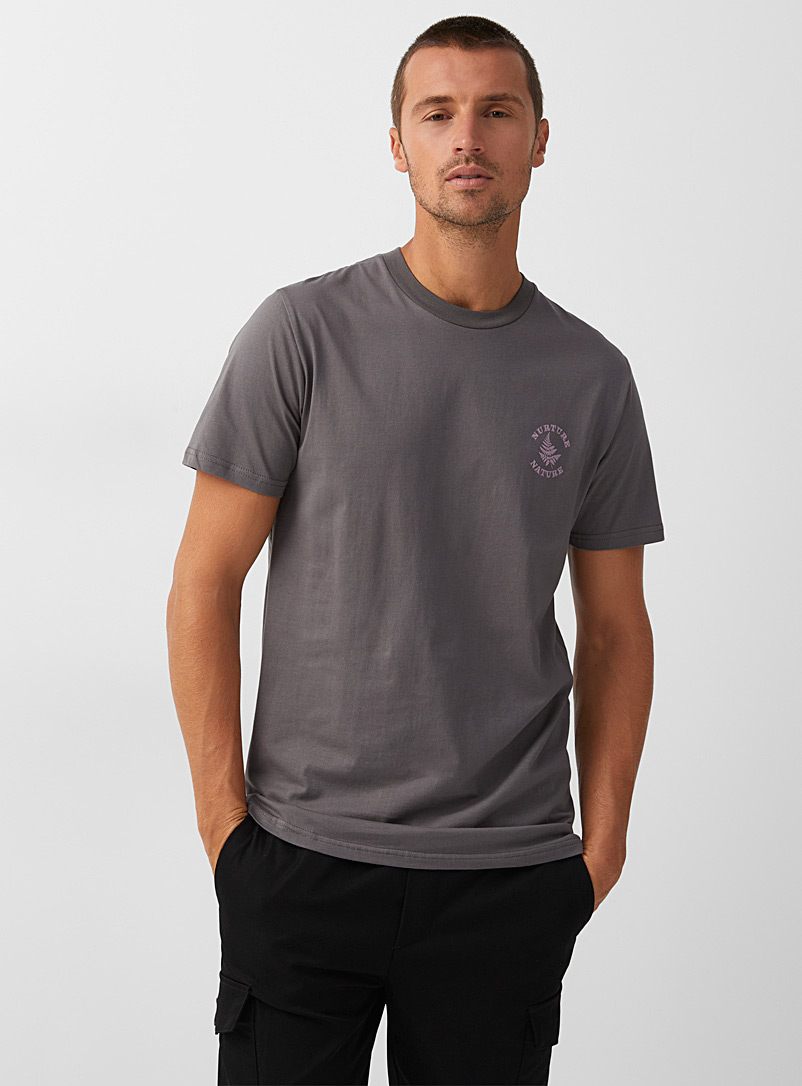 Tentree Grey Nurture Nature T-shirt for men