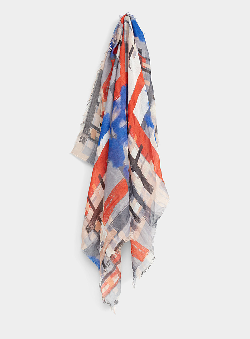 Simons Assorted Lightweight summer print scarf for women