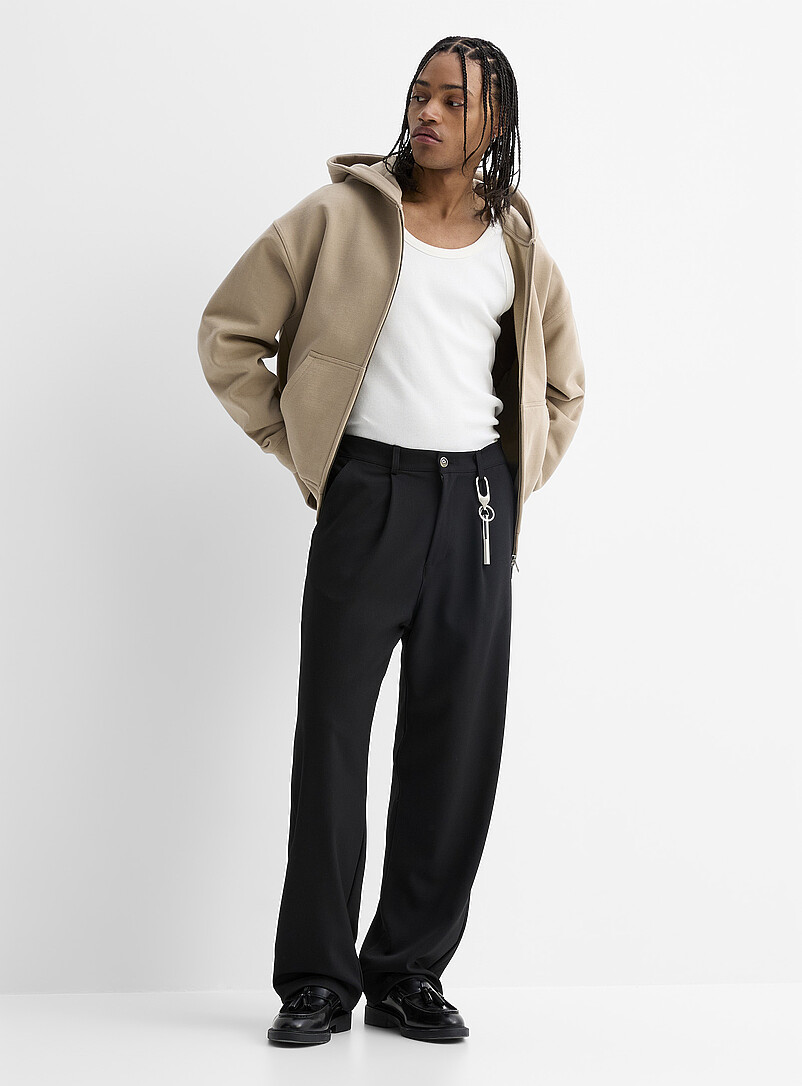 flowy dress pants men Pleated pant Relaxed fit | Djab | Shop Men's Straight Leg male palazzo pants men