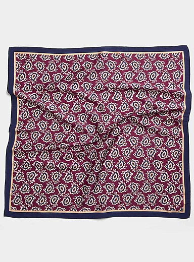 Le foulard &agrave; nouer paisley color&eacute; <b>Collection exclusive d'Italie</b>