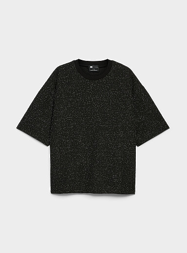 Le t-shirt bouclette fil d'argent